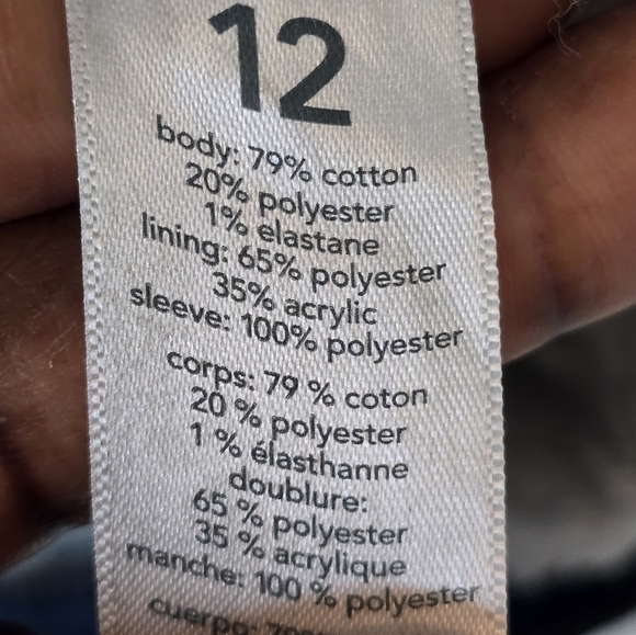 Oshkosh B'Gosh Genuine Sherpa Jacket Lined Denim  Sz 12 Unisex Jean  Exellent - Picture 11 of 15